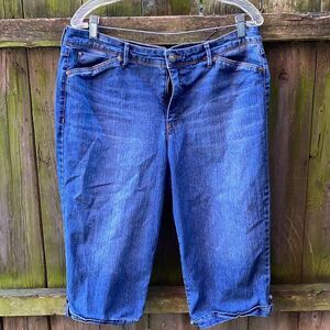 Gloria Vanderbilt denim capris sz. 14